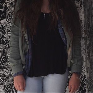 Brandy Melville blue flannel